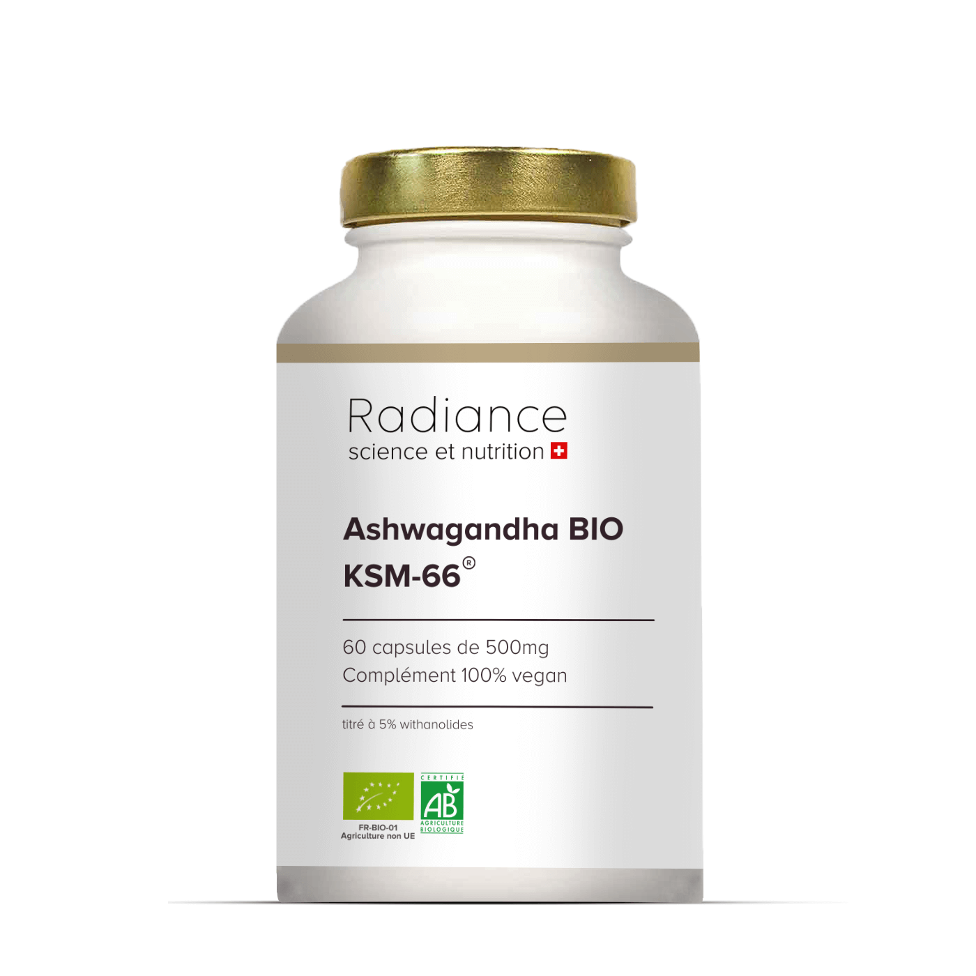 Ashwagandha KSM-66® 60 gelules